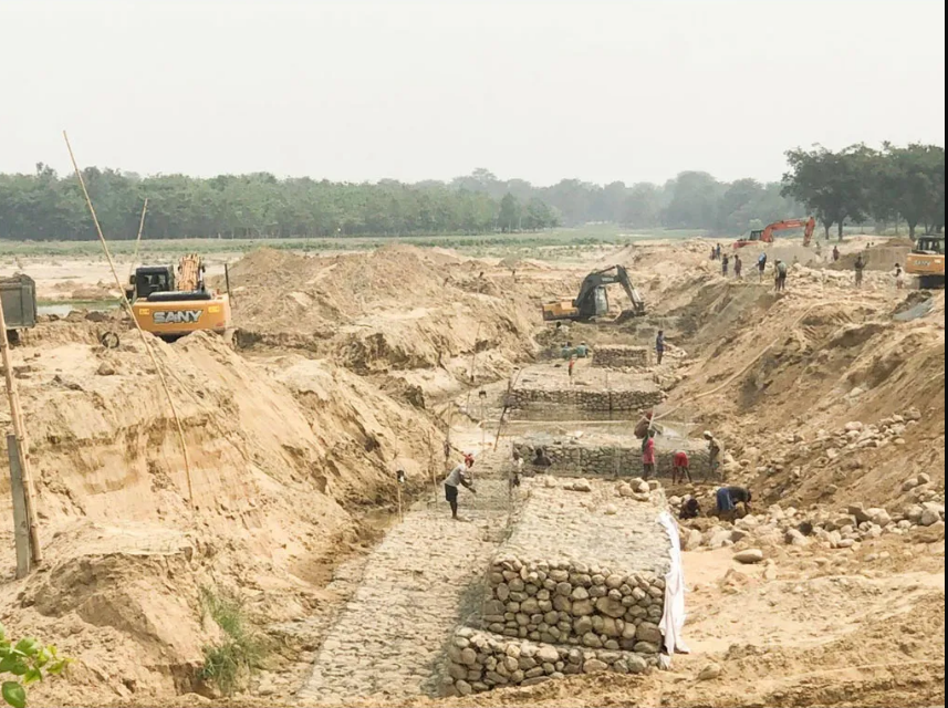 आयल निगमको नयाँ भण्डारणगृह निर्माण हुँदै