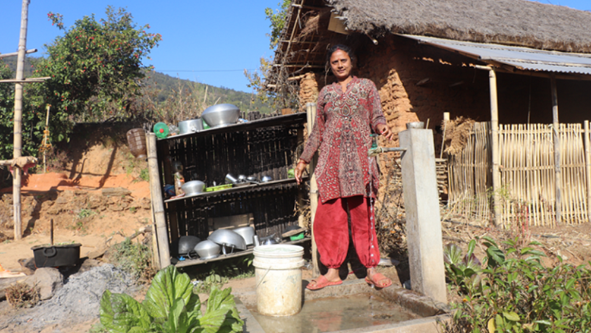 भुल्केका चार सय ६८ घरमा ‘एक घर, एक धारा’