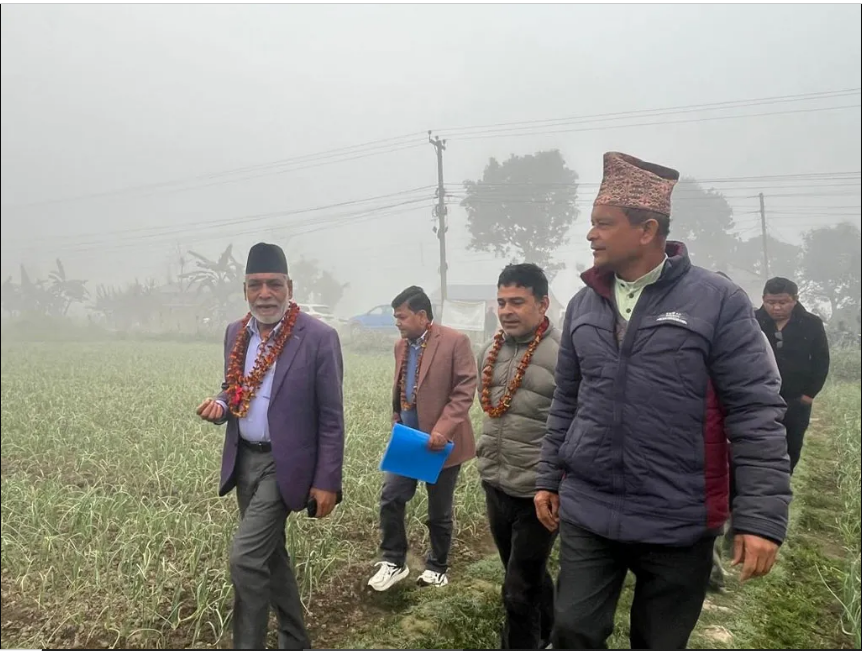 कृषि बालीमा धेरै विषादी प्रयोग नगर्न कृषिमन्त्रीको आग्रह