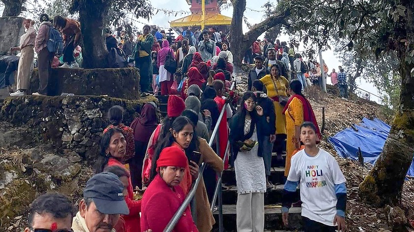 छिम्केश्वरी मन्दिर परिसरमा पार्क निर्माण