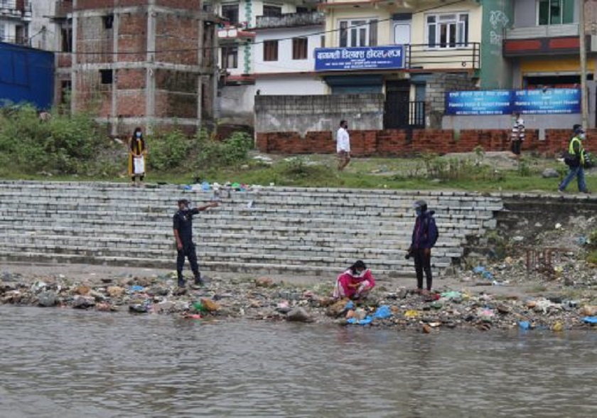 गोकर्णेश्वर मन्दिर क्षेत्र प्रदूषित