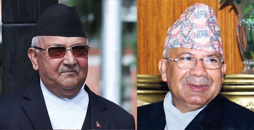 दाहालसँग विवाद बढेपछि प्रधानमन्त्री ओलीले नेता नेपाल सामु राखे सहकार्यको प्रस्ताव