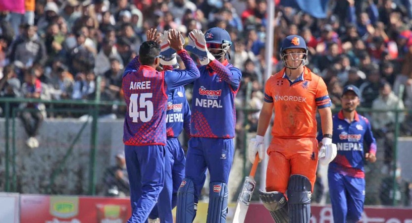 त्रिकोणात्मक टी-२० आई सिरिजको फाइनलमा नेपाल र नेदरल्यान्ड्स भिड्ने