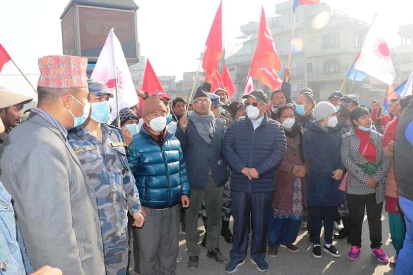 आमहड्तालमा घुसपैठ भएको प्रचण्ड–नेपाल पक्षको दावी