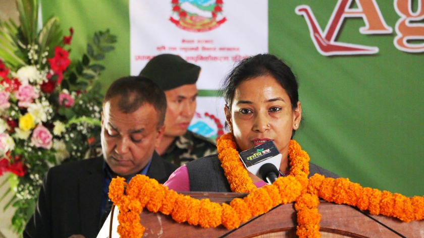 कृषि यन्त्र र प्रविधिको प्रयोग बढाएर उत्पादकत्व वृद्धिमा लागौं :  मेयर दाहाल