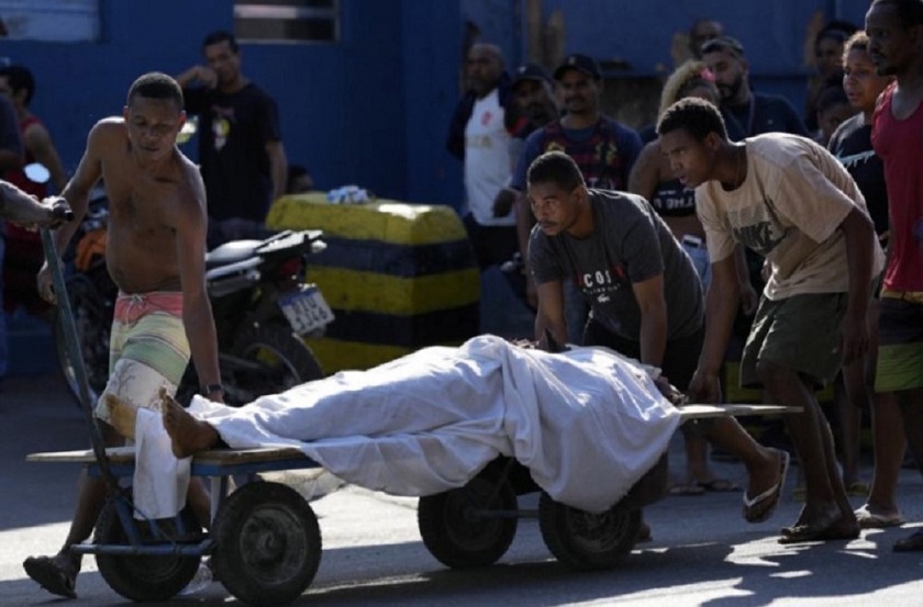 ब्राजिलमा आपराधिक गिरोह बिरुद्ध कारबाहीमा १८ जनाको मृत्यु