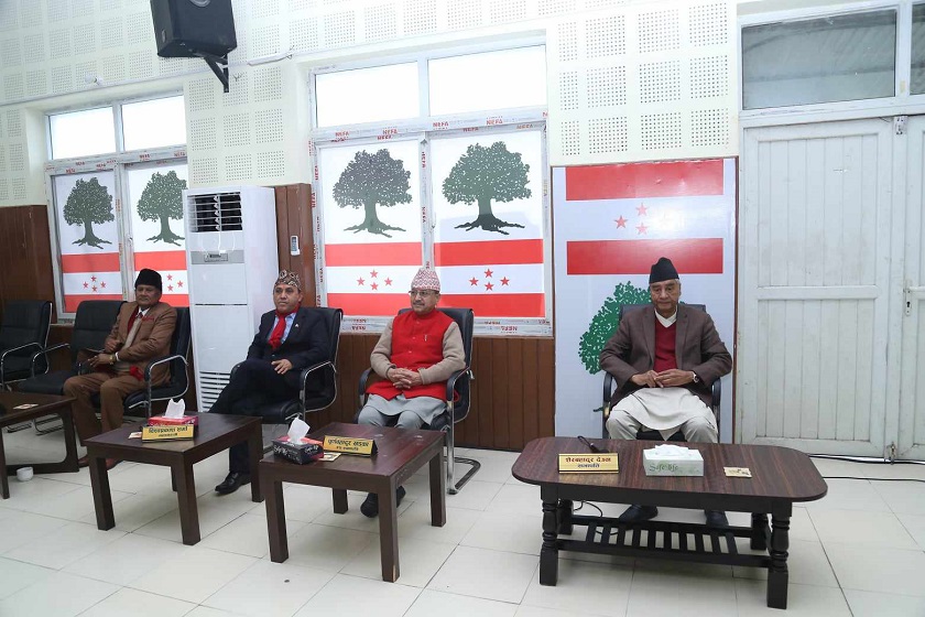 नेपाली कांग्रेस केन्द्रीय समितिको बैठक सानेपामा जारी