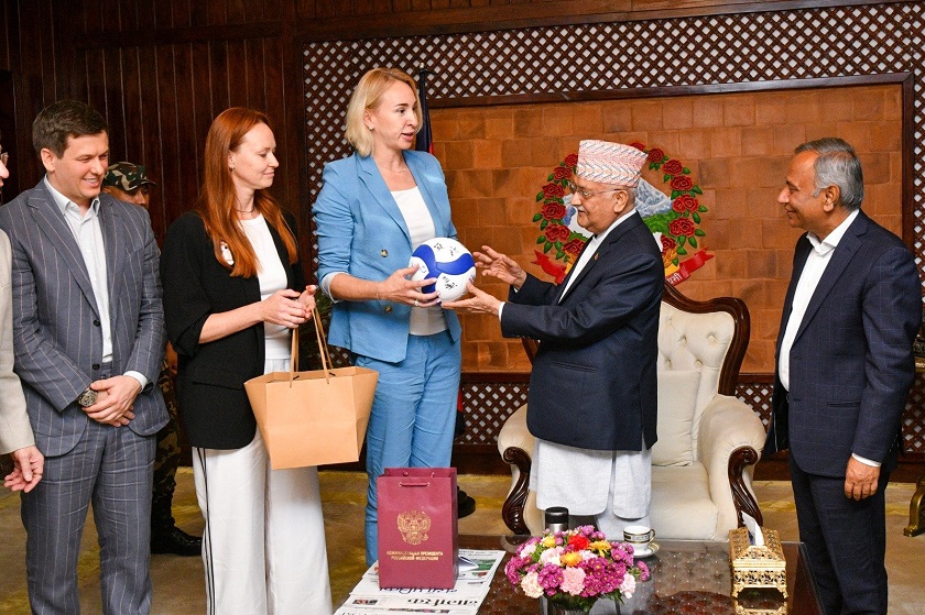 नेपाल र रुसबिचको पुरानो सम्बन्धलाई पुनःताजगीकरण गर्नुपर्छ : प्रधानमन्त्री ओली
