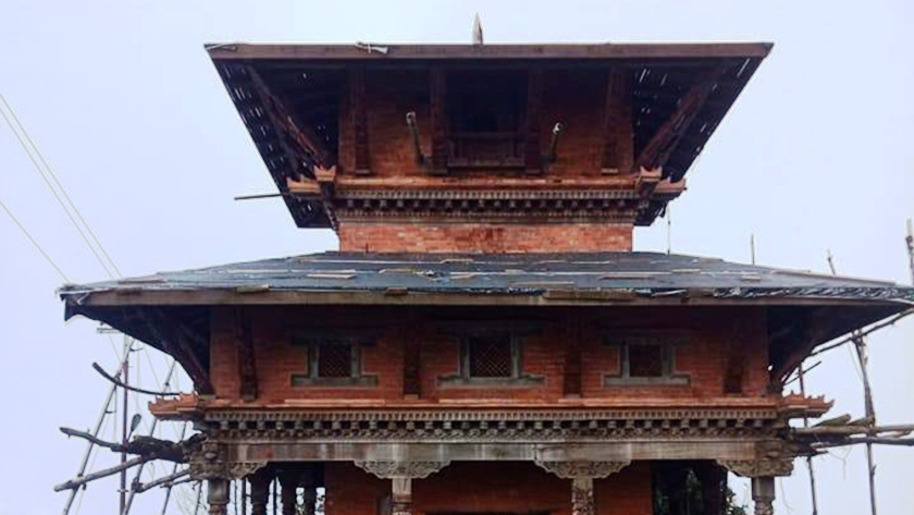 इच्छाकामना मन्दिर पुनःनिर्माण अन्तिम चरणमा