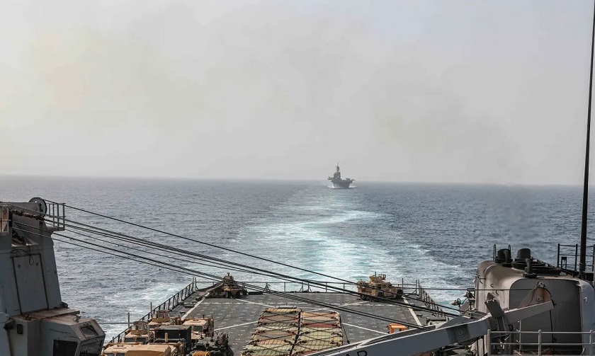 यमनको हुथी समूहले गर्‍यो अमेरिकी जहाजमा आक्रमण