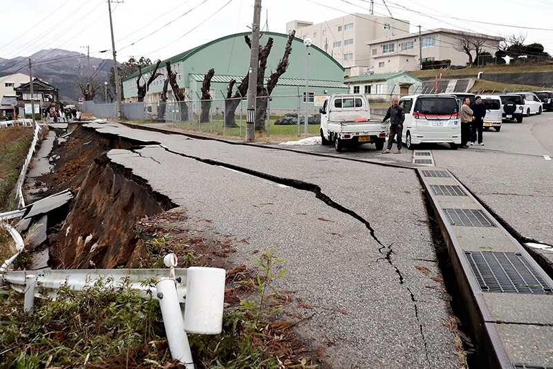 जापानमा शक्तिशाली भूकम्प