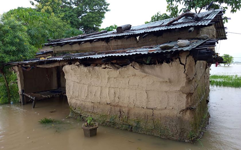 कैलालीमा बाढीले आपत्