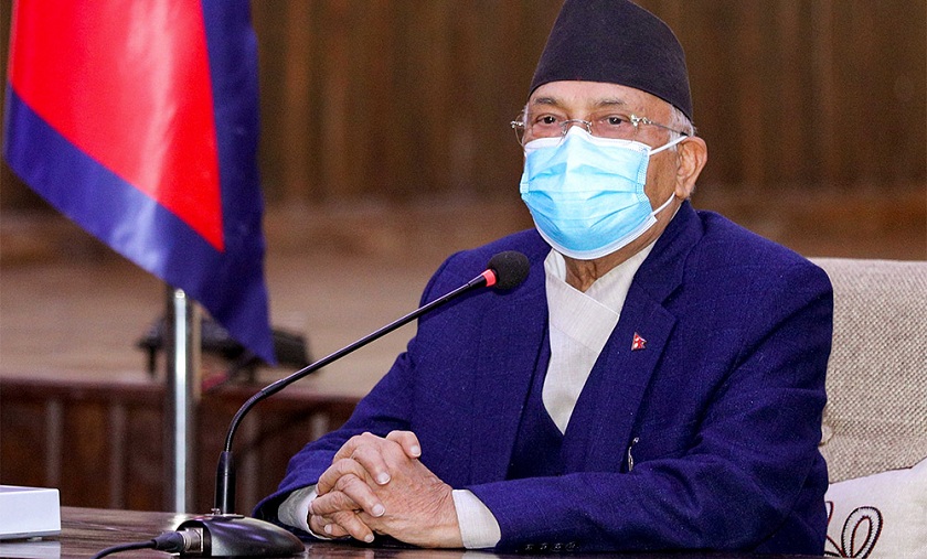 नेकपालाई स्थापित गरेर समृद्ध नेपाल बनाउने प्रयास सफल हुन सकेन : प्रधानमन्त्री ओली
