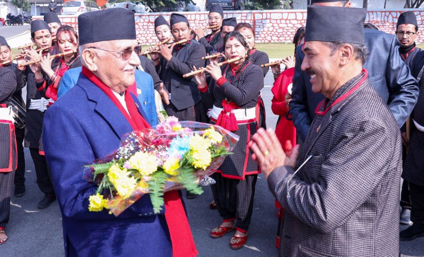 सबै मिलेर नेवारी संस्कृतिको संरक्षण र प्रवर्द्धन गर्नुपर्छ : प्रधानमन्त्री  ओली