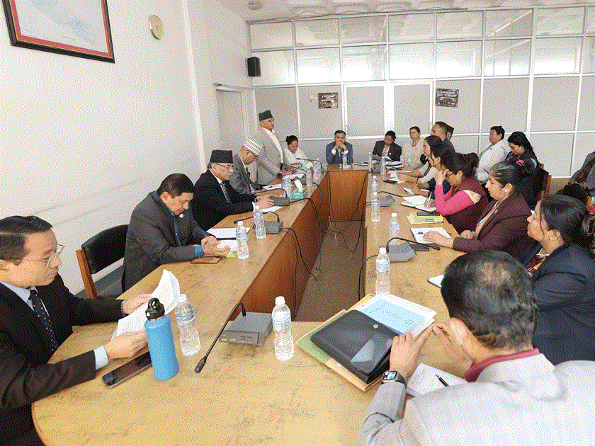 माओवादी संसदीय दलको बैठक सिंहदरवारमा जारी