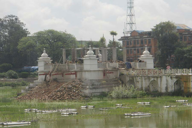 रानीपोखरी भूकम्पअघि जस्तै बनाइने