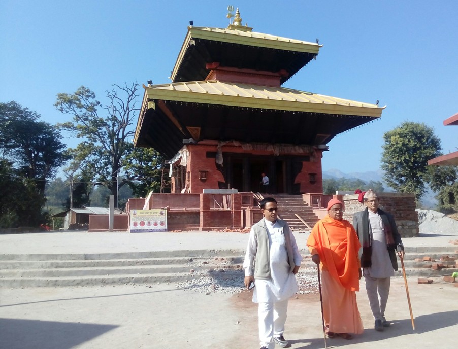 देवघाटमा पार्कसहित शिव मूर्ति बन्दै