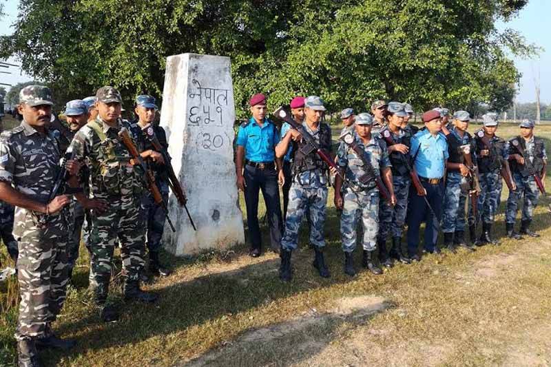 सीमा अपराध रोक्न संयुक्त गस्ती