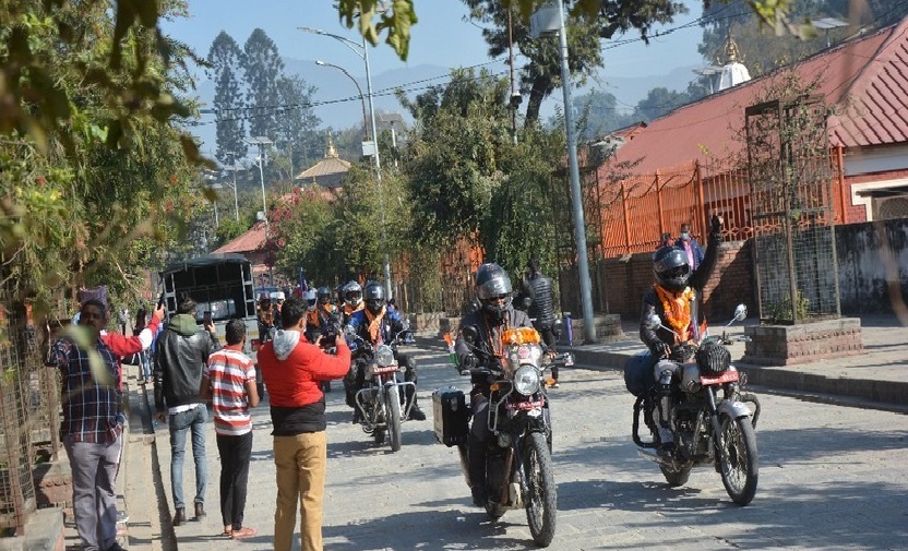 पशुपतिदेखि काशी–विश्वनाथ मोटरसाइकल र्‍याली सुरू