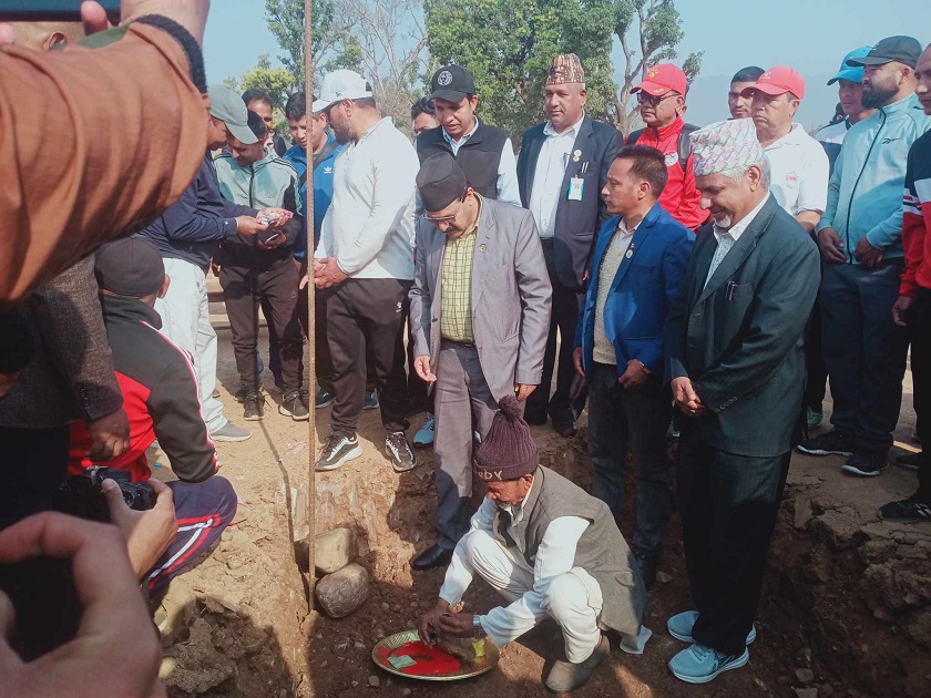 वीरेन्द्रनगरमा क्रिकेट रङ्गशाला र देउडा पार्क निर्माण सुरु
