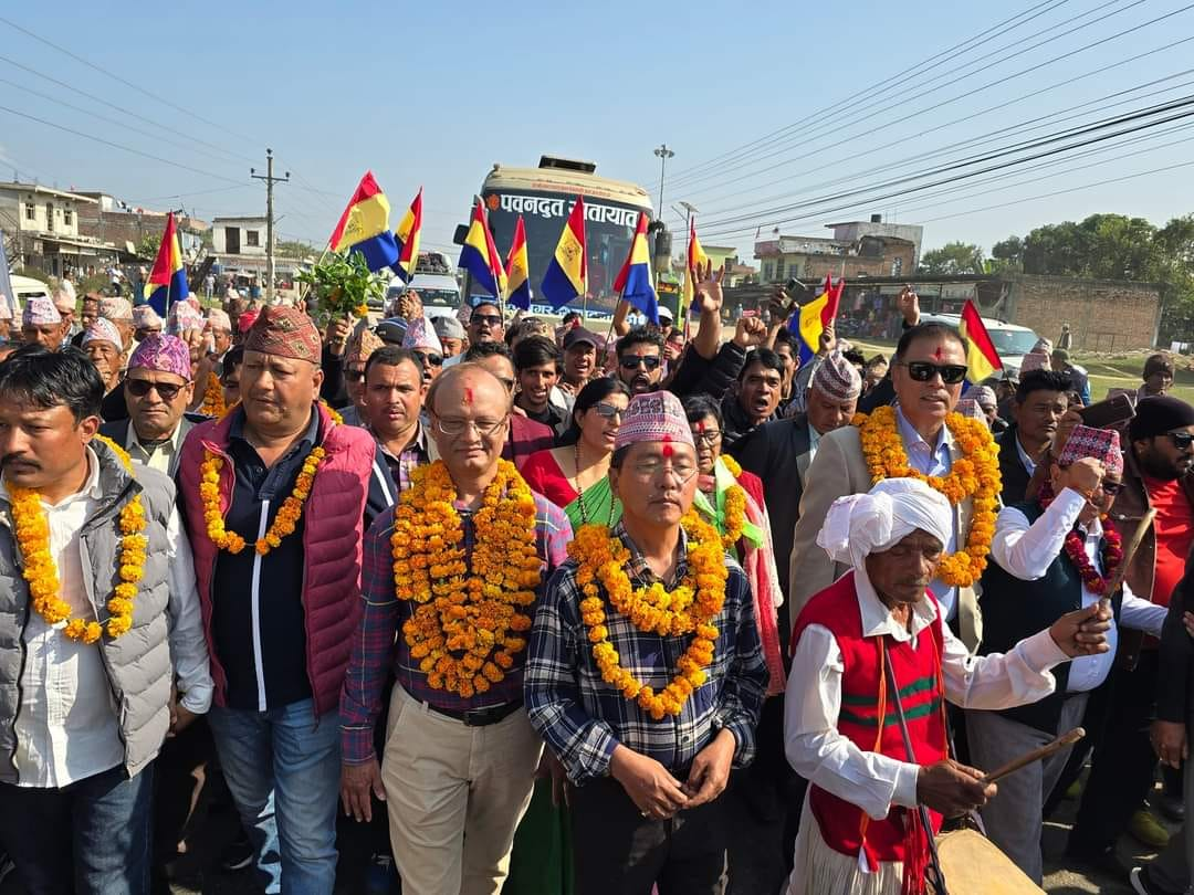 सुदुरपश्चिम यात्रामा राजेन्द्र लिङ्देन