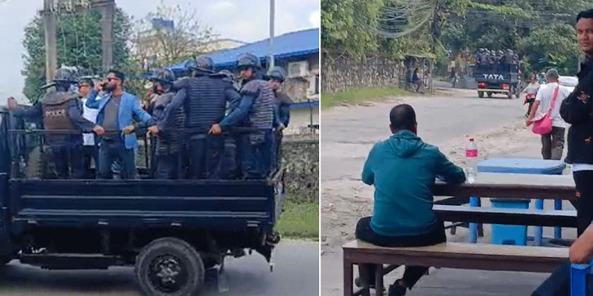 पोखरामा ४ रास्वपा कार्यकर्तासहित ६ जना पक्राउ