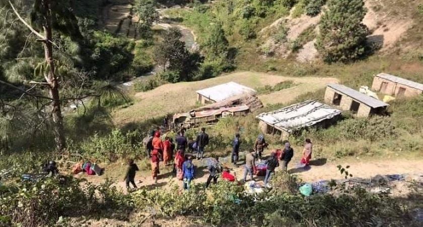 सल्यान दुर्घटना : मृतक १२ मध्ये १० जनाको सनाखत