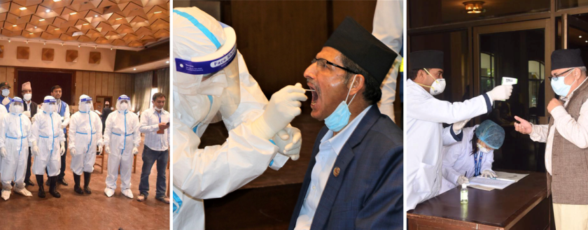 संसद चल्नुअघि ६४० जनाको कोरोना परीक्षण, चार जनामा संक्रमण