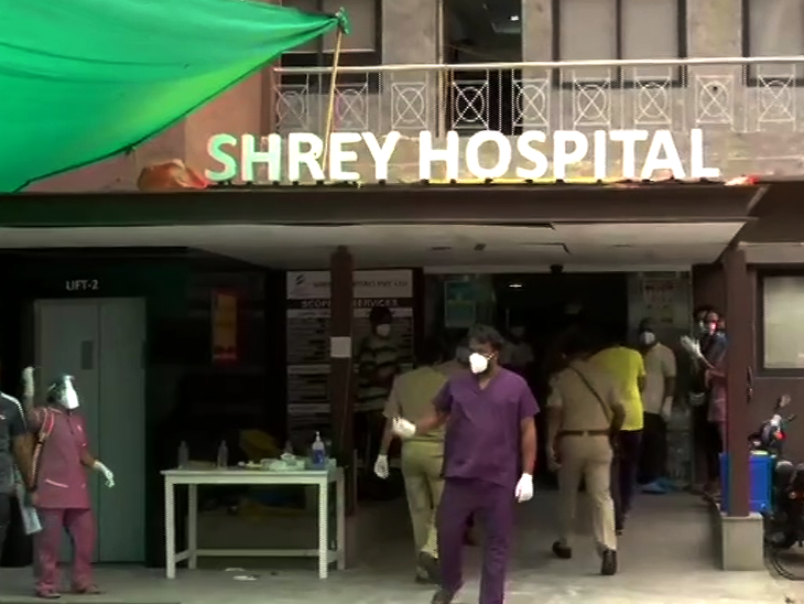 भारतको कोभिड अस्पतालमा आगलागी हुँदा ८ कोरोना संक्रमितको मृत्यु
