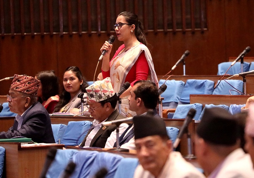 सभामुखले बोल्ने समय नदिएपछि १५ मिनेट बैठक बहिष्कार गरेका हौँ : सोविता गौतम